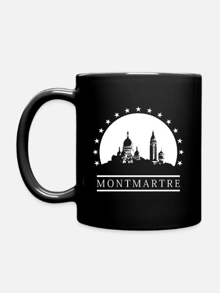MONTMARTRE Tee Shirt - Full Colour Mug - black