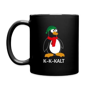 KK pingouin froid - Mug uni - noir - Gauche