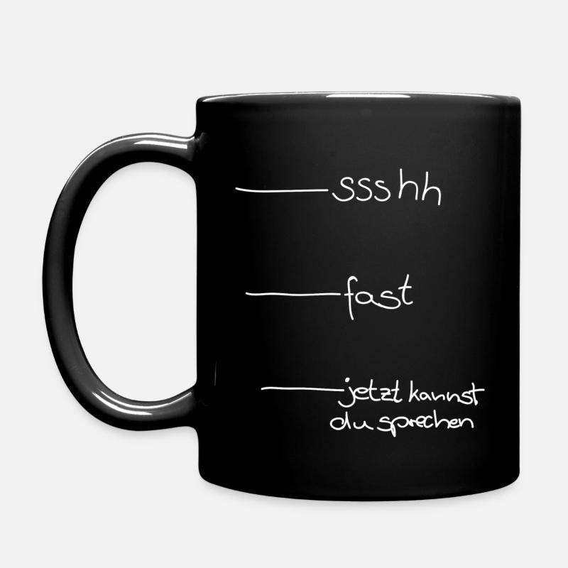 Morgenmuffel - Tasse einfarbig - Schwarz