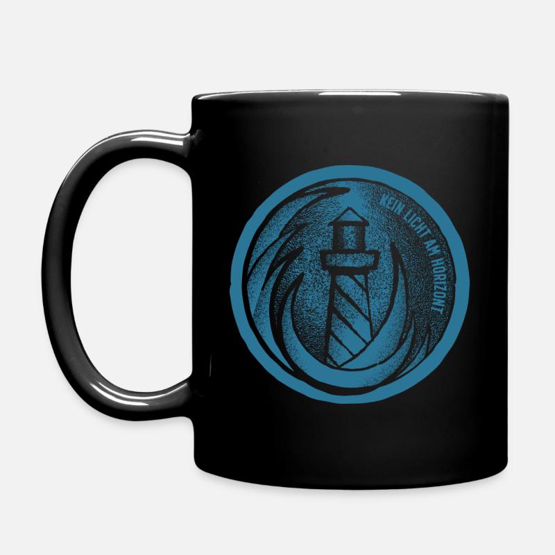 Kein Licht am Horizont - Full Colour Mug - black