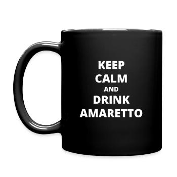 Gardez votre calme et buvez Amaretto, une idée cadeau amusante - Mug uni - noir - Gauche