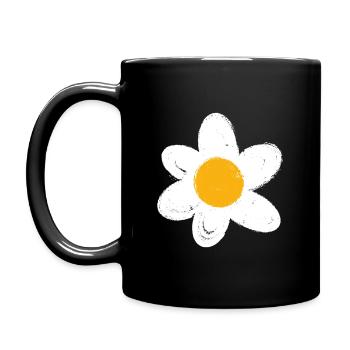 Marguerite - Fleur - Mug uni - noir - Gauche