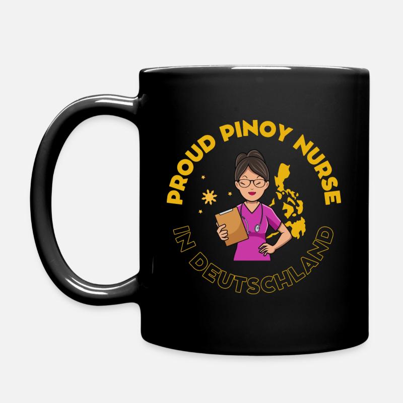 Pinoy Infirmière Cadeau Infirmière Allemagne - Mug uni - noir