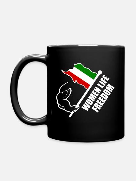 Women life freedom iran - Tasse einfarbig - Schwarz