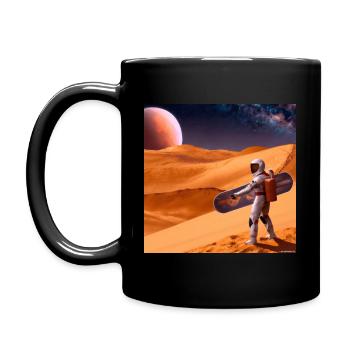 Astrononymus - Ready For Boarding - Full Colour Mug - black - Left