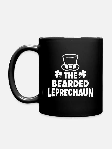 Der bärtige Kobold - Tasse einfarbig - Schwarz