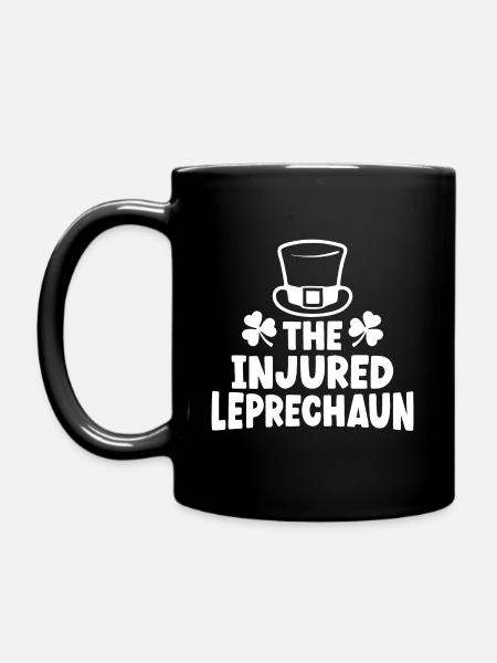 Der verletzte Kobold - Tasse einfarbig - Schwarz