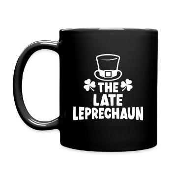 Der späte Kobold - Tasse einfarbig - Schwarz - Links