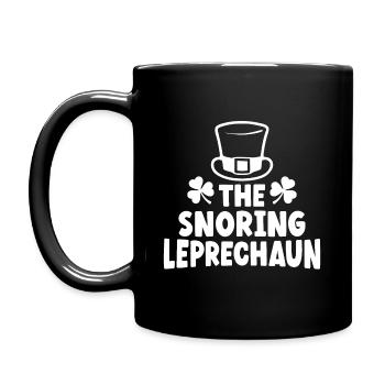 Le lutin ronflant - Mug uni - noir - Gauche