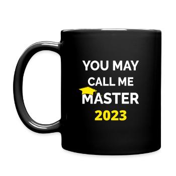 You May Call Me Master 2023 I - Full Colour Mug - black - Left