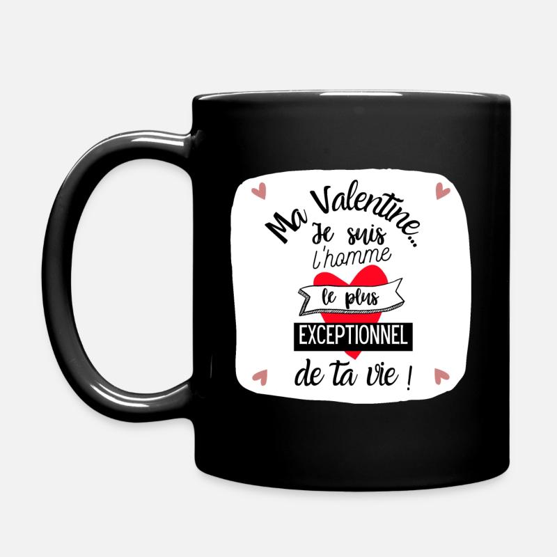 Valentin Exceptionnel ! - Mug uni - noir