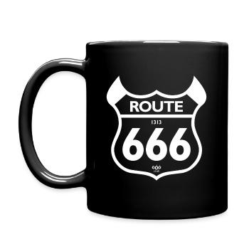 Route 666 - Full Colour Mug - black - Left