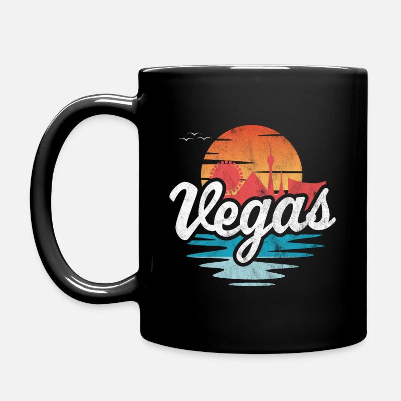 Vegas - Tasse einfarbig - Schwarz