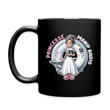 Princesse Manip Radio Manipulatrice Radiologie - Mug uni - noir - Gauche