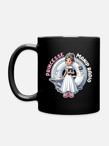 Princesse Manip Radio Manipulatrice Radiologie - Mug uni - noir