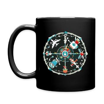CircleOfFlight - Full Colour Mug - black - Left