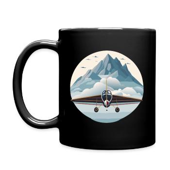 Glider2Wheel - Full Colour Mug - black - Left