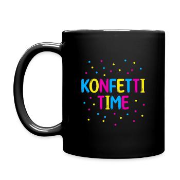 Confetti time - Full Colour Mug - black - Left