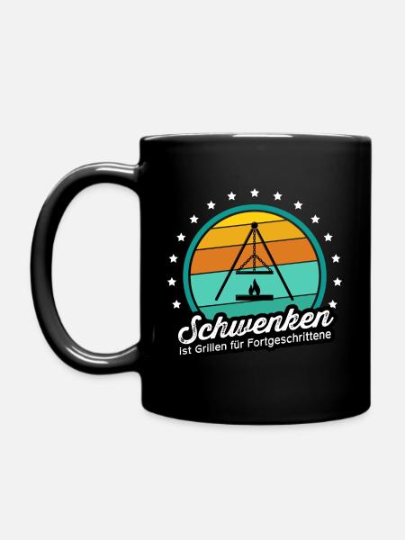 Schwenken - Grillen f. Fortgeschrittene - Saarland - Tasse einfarbig - Schwarz
