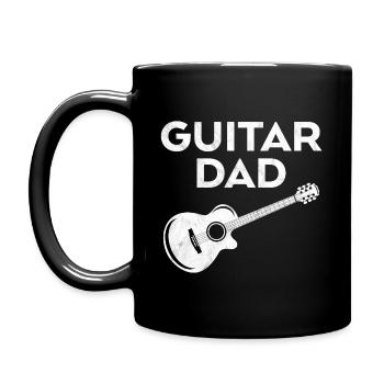 Papa guitare - Mug uni - noir - Gauche