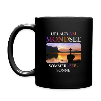 Mondsee - Full Colour Mug - black - Left