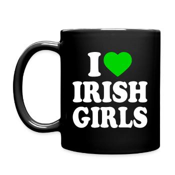 I love irish girls - Mug uni - noir - Gauche