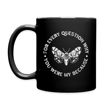 Motte - Tasse einfarbig - Schwarz - Links