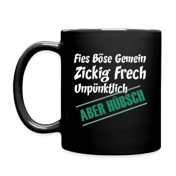 Frech - Tasse einfarbig - Schwarz - Links