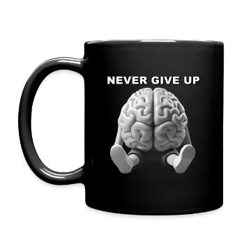 Gesundheit - Tasse einfarbig - Schwarz - Links