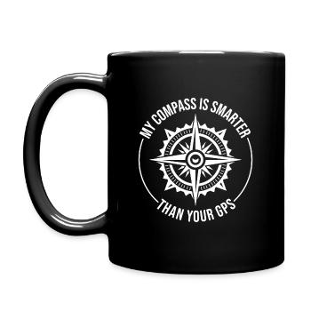 Boussole Plus intelligente Navigation GPS Extérieur SIG - Mug uni - noir - Gauche