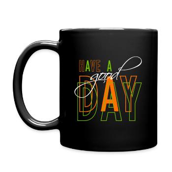 Have a good day - Full Colour Mug - black - Left
