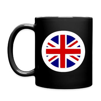 Union Jack - Full Colour Mug - black - Left