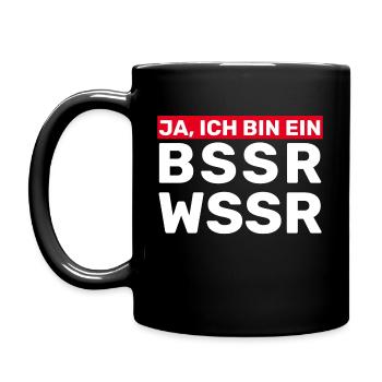 JA ICH BIN EIN BESSERWISSER - BESSER WISSEN - Tasse einfarbig - Schwarz - Links