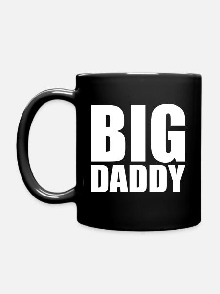 Big daddy - Tasse einfarbig - Schwarz