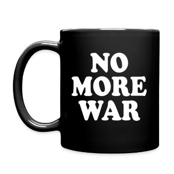 No more war - Full Colour Mug - black - Left