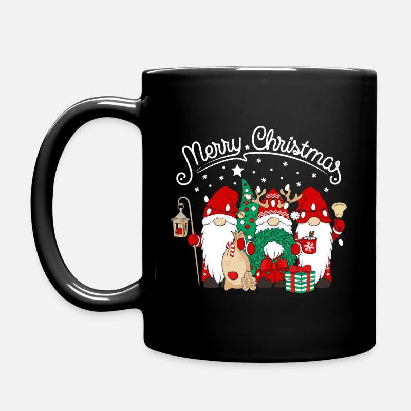 Noël des elfes Joyeux Noël Gnomies - Mug uni - noir