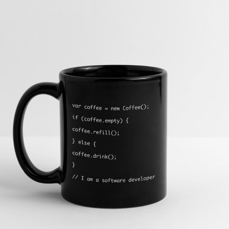 Recharge de café code Javascript Mug uni