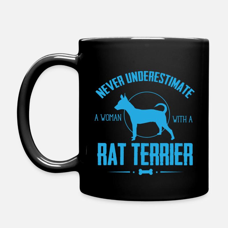 Dog Rat Terrier NUW - Tasse einfarbig - Schwarz
