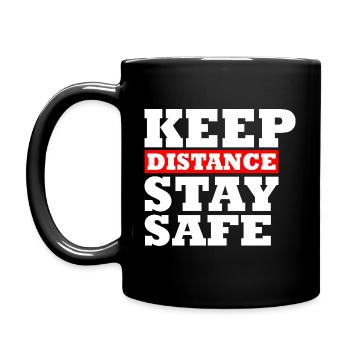 Coole Sprüche - Tasse einfarbig - Schwarz - Links