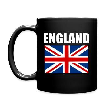 angleterre - Mug uni - noir - Gauche