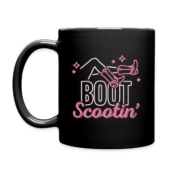 Boot Scootin - Full Colour Mug - black - Left