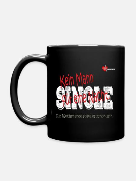 PAS D’HOMME POUR UNE NUIT - Mug uni - noir