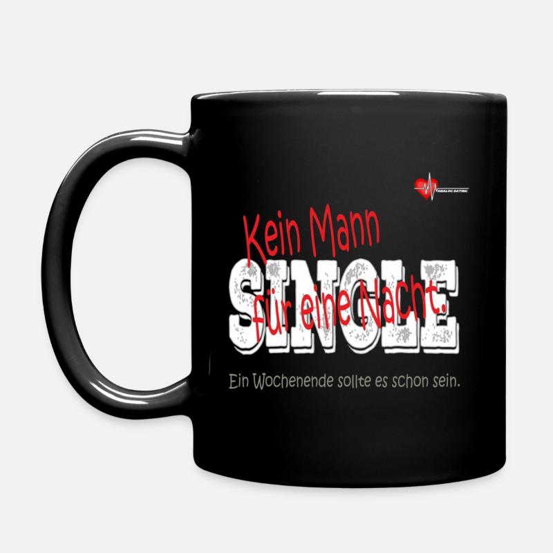 PAS D’HOMME POUR UNE NUIT - Mug uni - noir