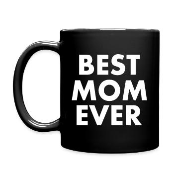 Best mom ever - Full Colour Mug - black - Left