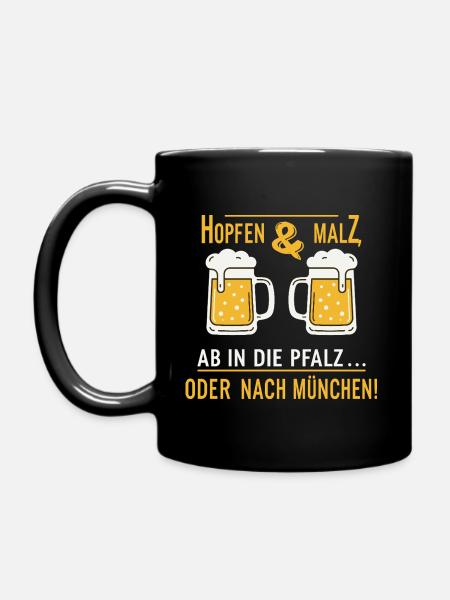 Bierfest - Tasse einfarbig - Schwarz