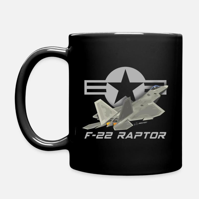 F-22 RAPTOR - AS2009 - Full Colour Mug - black