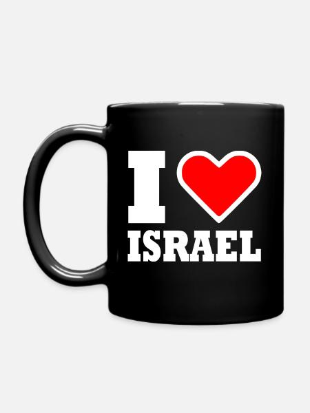 Israel - Full Colour Mug - black