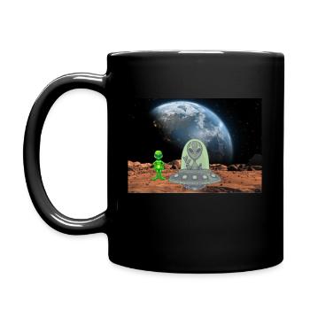 S’envoler - Mug uni - noir - Gauche