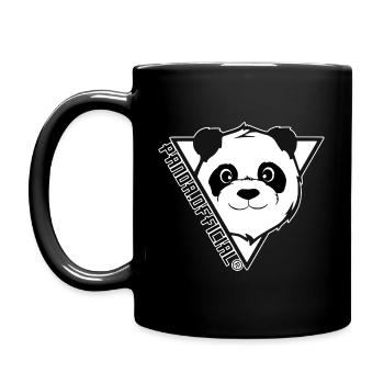 Panda is official - Tasse einfarbig - Schwarz - Links