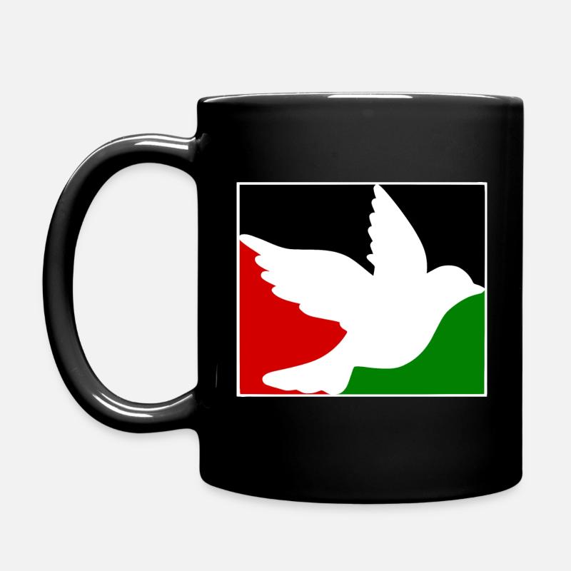 Free palestine - Tasse einfarbig - Schwarz